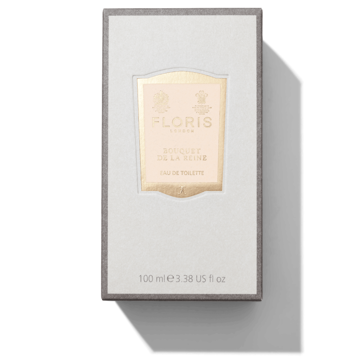 100ml White and Grey box with Golden Bouquet De La Reine label 