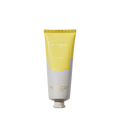 Yellow and gray tube of Floris London Cefiro Hand Treatment Cream, 75ml, perfect for very dry hands, standing upright on a white background.