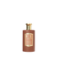 A brown bottle with a gold cap and label reads "Floris London Cinnamon & Tangerine - Room Fragrance," showcasing a rich spice scent. White background.