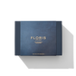 The Perfumer's Collection by Floris London EU, featuring 10 vials of 0.33 fl oz each, comes beautifully packaged in a dark blue box with gold text. This exquisite set is perfect for the perfume connoisseur and makes an exceptional gift.