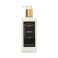 A 250ml bottle of Floris London UK Honey Oud Body Moisturiser, luxuriously scented with oud oil, stands upright against a plain background.