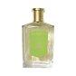 A clear glass bottle of Floris London Jermyn Street - Eau de Parfum, with a gold cap and green label, displayed against a white background.