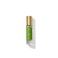 A glass bottle of Jermyn Street - Eau de Parfum by Floris London, featuring green packaging and a gold cap, is placed upright on a white background, offering a vegan gin and vetiver fragrance.