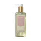 A 250ml rectangular Floris London EU Lily - Luxury Hand Wash with pump dispenser, pink label, and uplifting floral fragrance.
