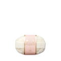 The Floris London Lily - Luxury Soap is a gentle, vegetable-based white bar wrapped in clear plastic with a pink and gold label.