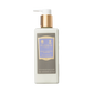 A 250ml rectangular bottle of Floris London Night Scented Jasmine - Enriched Body Moisturiser with pump, gold cap, and vitamin E.