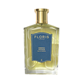 Floris London's Neroli Voyage Eau de Parfum features a blue label, gold cap, and jasmine hints.