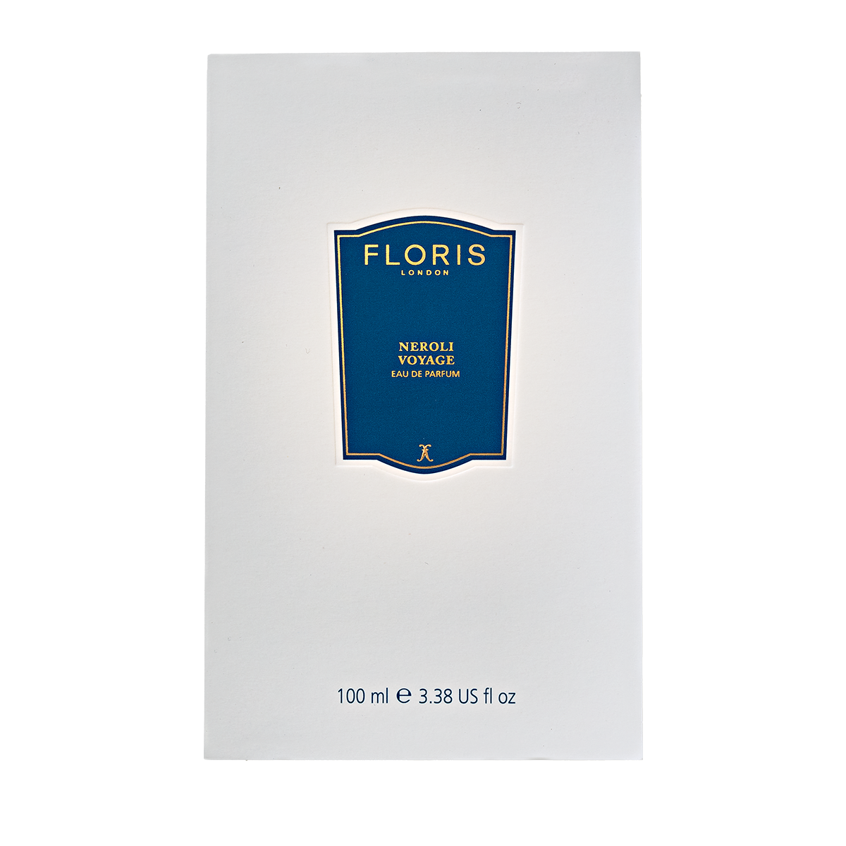 Floris London Neroli Voyage – Eau de Parfum, unisex citrus marine scent, comes in a 100 ml rectangular box with a blue label.