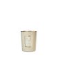 Floris London Oud & Cashmere Candle—cream-colored, gold-trimmed glass holder—adds luxe fragrance to your space. Shown on a white background.