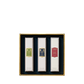 Floris London EU Perfumer's Trilogy: For Him—three 10ml men's fragrances in a black, gold-edged tray—makes the perfect festive gift.