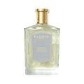 A sophisticated Floris London Purple Mémoire - Eau de Parfum in a glass bottle with a gold cap and a gray label.