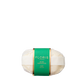 A finely milled Floris London EU Rose Geranium Soap with a green and gold label is shown against a plain white background.