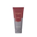 A tube of Floris London Santal - Aftershave Balm with a maroon and gray design, ideal for hydrating post-shave care on a white background.
