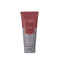A tube of Floris London UK Santal Shaving Cream for sensitive skin, featuring a maroon and gray design on a white background.