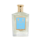 Floris London Sirena - Eau de Parfum in a clear glass bottle with a gold cap and light blue label; fresh tropical floral scent on white background.