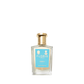 A clear glass bottle of Floris London Sirena - Eau de Parfum features a blue label, gold cap, and a fresh floral scent with jasmine and bergamot notes.