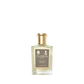 A clear glass bottle of Floris London Tuberose in Silk - Eau de Parfum with a gold cap and label, displayed against a plain white background.