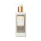 A 250ml rectangular Floris London White Rose - Enriched Body Moisturiser with sweet almond oil, gold accents, and a pump dispenser.