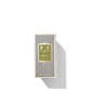 Grey packaging box with gold and green label for the grapefruit and rosemary room fragrance.