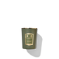 Grapefruit and rosemary candle with its gold lid.
